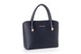 Vince Camuto Bolso Ravenna Dark Blue, Bolso de Piel de Polivinilo Azul Oscuro, Dimensiones 25x10x20 cm